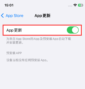 通城苹果15维修中心如何让iPhone15APP自动更新